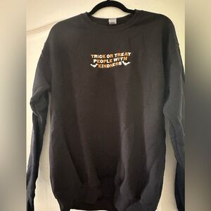 Harry Styles Custom Made Trick or Treat People with Kindness Halloween Crewneck